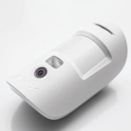 Detector de miscare pentru interior wireless PIR cu camera AJAX MOTIONCAM(PHOD), 12 m, 88.5 grade, pet immunity, RF 1700 m