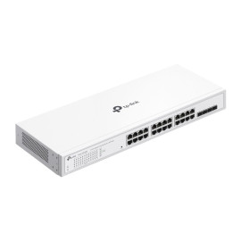 Switch Gigabit Tp-Link, 24 x Porturi RJ45, 4 x Porturi SFP, 56 Gbps, Fanless, Festa FS328G