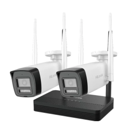Kit supraveghere IP wireless Hikvision HiLook IKS-2042BH-PH/W