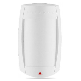 Detector de miscare dual PIR Paradox Digigard DG75+, 11x11 m, 90 grade, Digital Shield, pet immunity