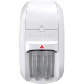 Detector de miscare wireless dual PIR Paradox NV75MR, 16 m, 90 grade, pet immunity, antimasking, creep zone