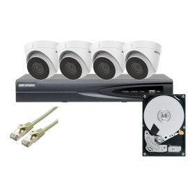 Kit sistem supraveghere IP Hikvision
