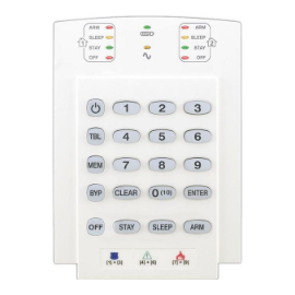 Tastatura LED Paradox K10V, 2 partitii, 10 zone, Stay D