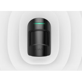 Detector de miscare wireless PIR Ajax MotionProtect BL/Negru, 12 m, 88 grade, pet immunity, 868 MHz, RF 1700 m
