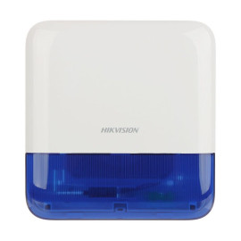 Sirena estroboscópica inalámbrica para exteriores Hikvision AX PRO DS-PS1-E-WE-B