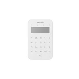 Teclado táctil LED inalámbrico con lector de proximidad HikVision AX PRO DS-PK1-LT-WE