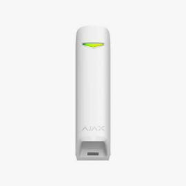 Detector de miscare wireless PIR tip perdea Ajax MotionProtect Curtain WH, 15 m, 6 grade, 868 MHz, RF 1700 m