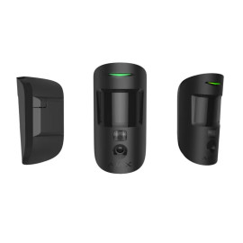 Detector de miscare wireless PIR cu camera Ajax MotionCam BL/Negru